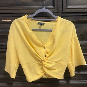 Top shop yellow top!